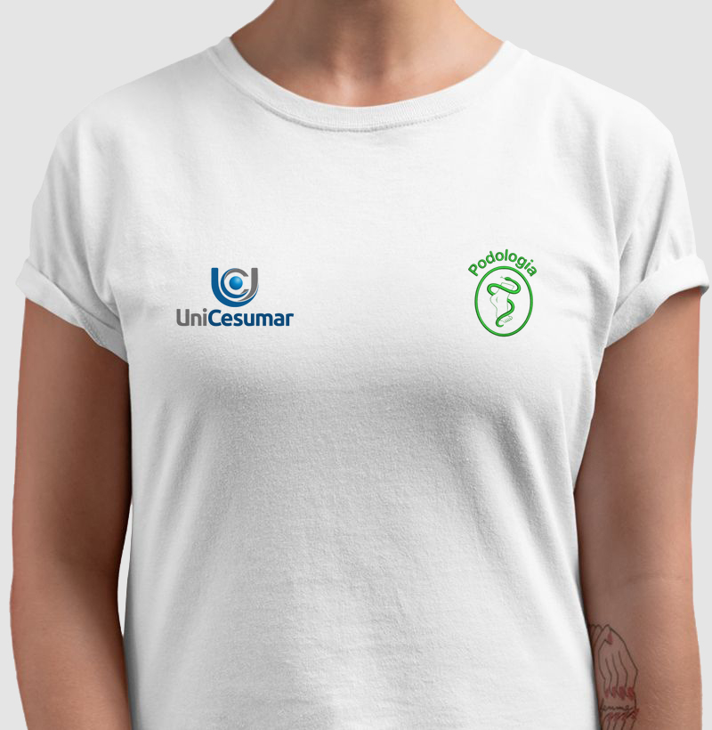 Camiseta Podologia minimalista