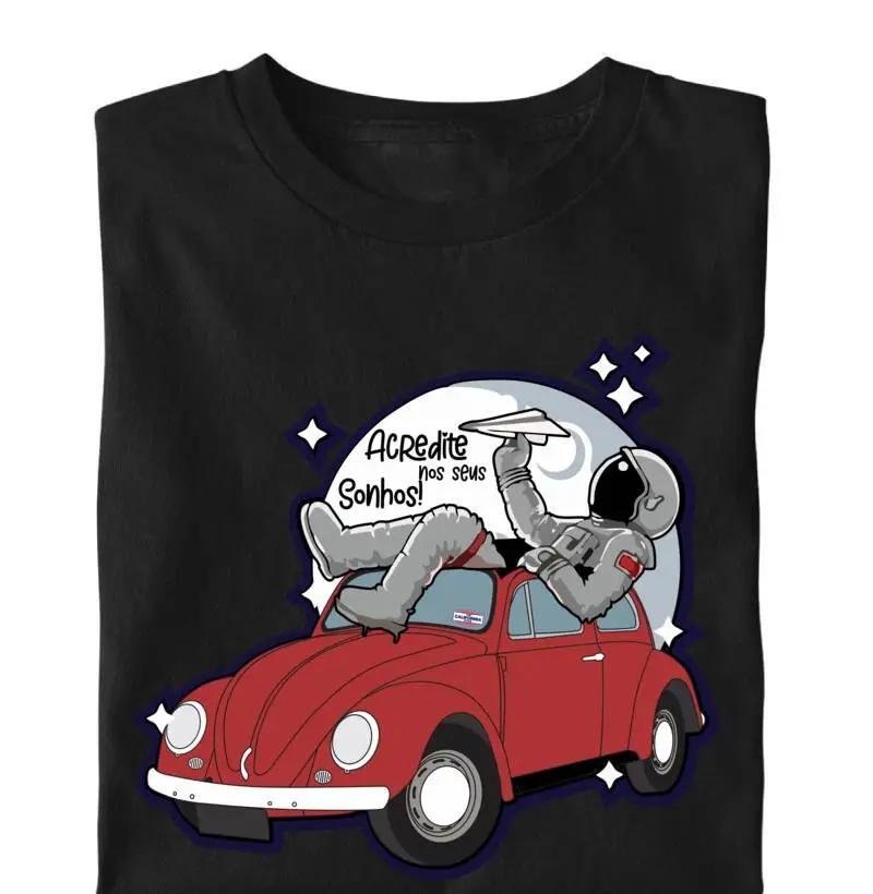 Camiseta Fusca Astronauta - Acredite nos seus sonhos