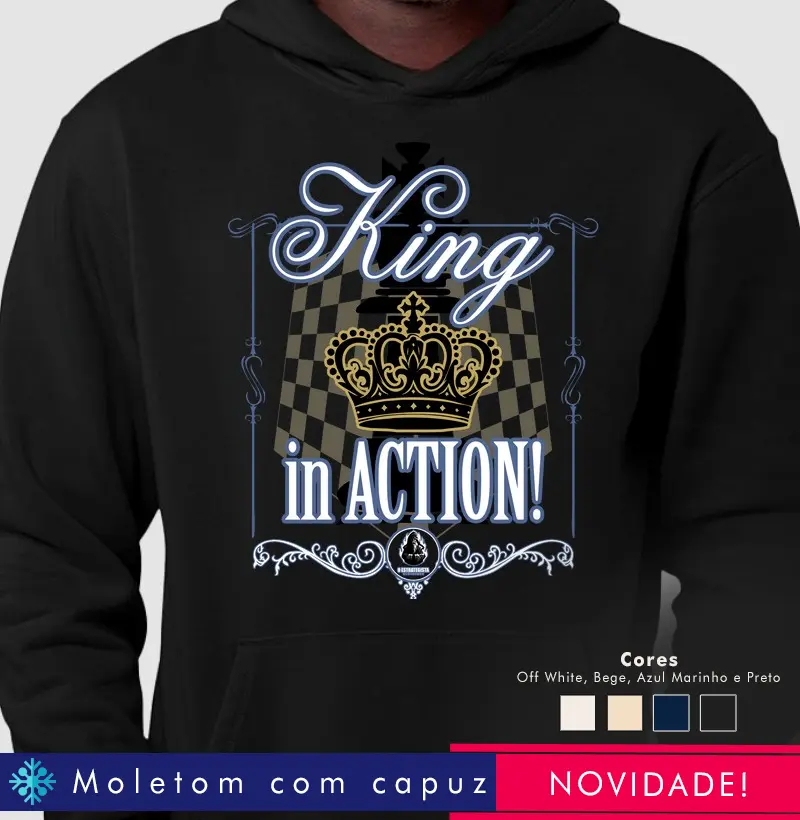 King in action