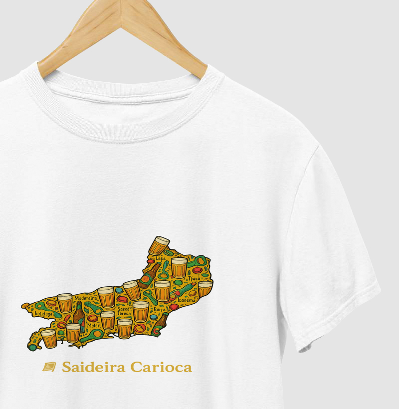 Camiseta - Saideira Retro saideira carioca
