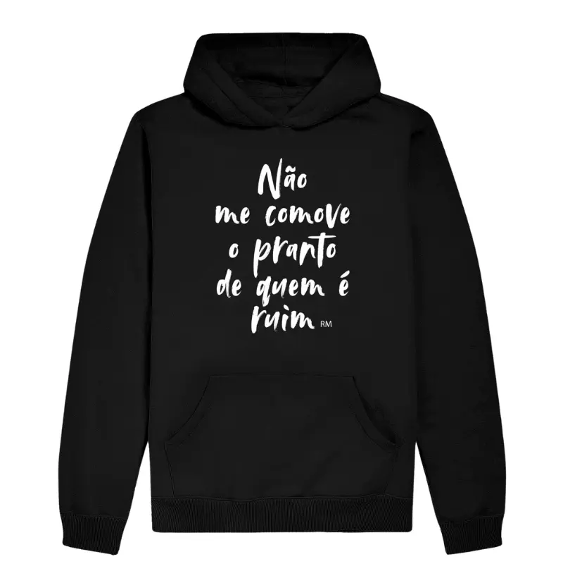 Moletom Slim Com Capuz - Não me Comove