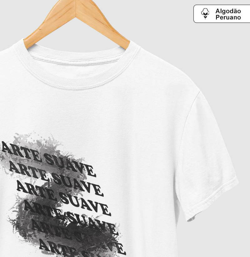Camiseta algodão peruano "Arte suave"