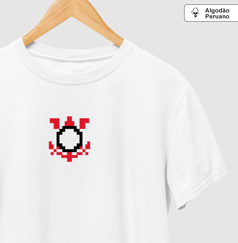 Camiseta Algodão Peruano - Timão Pixel
