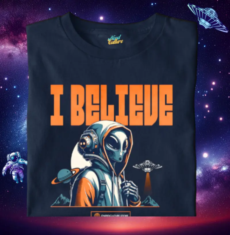 Camiseta I Believe algodão premium 
