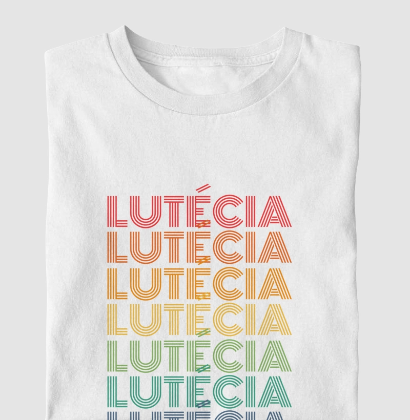 Lutécia Letreiro Retrô