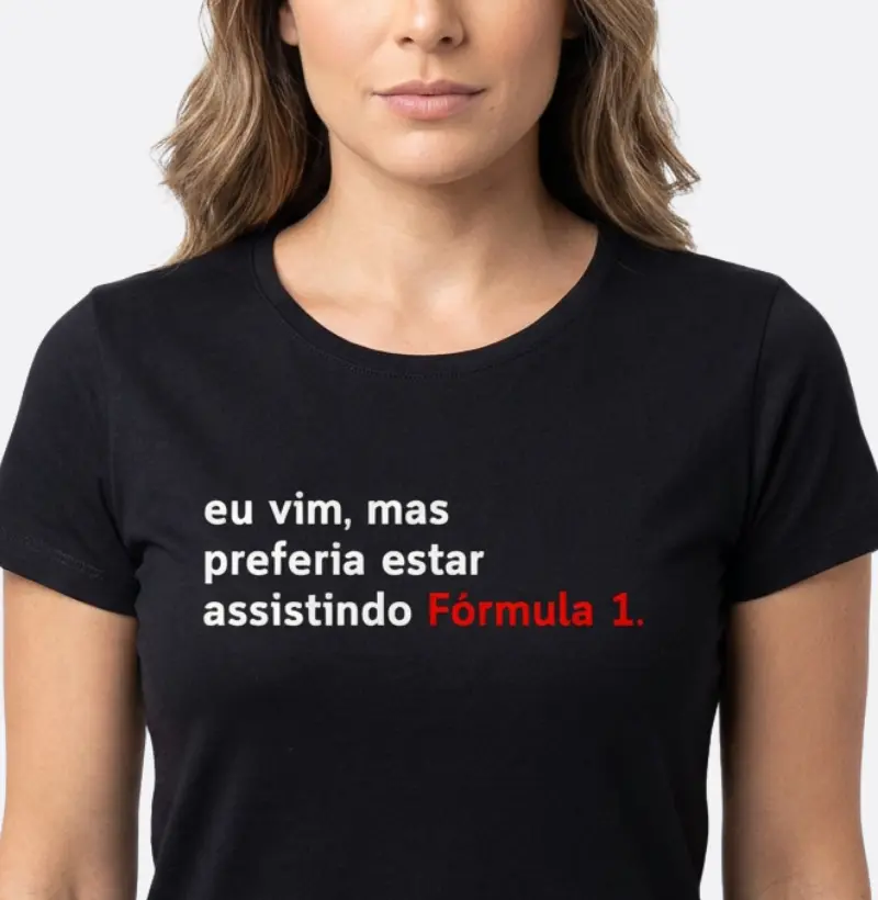 Preferia estar assistindo Fórmula 1