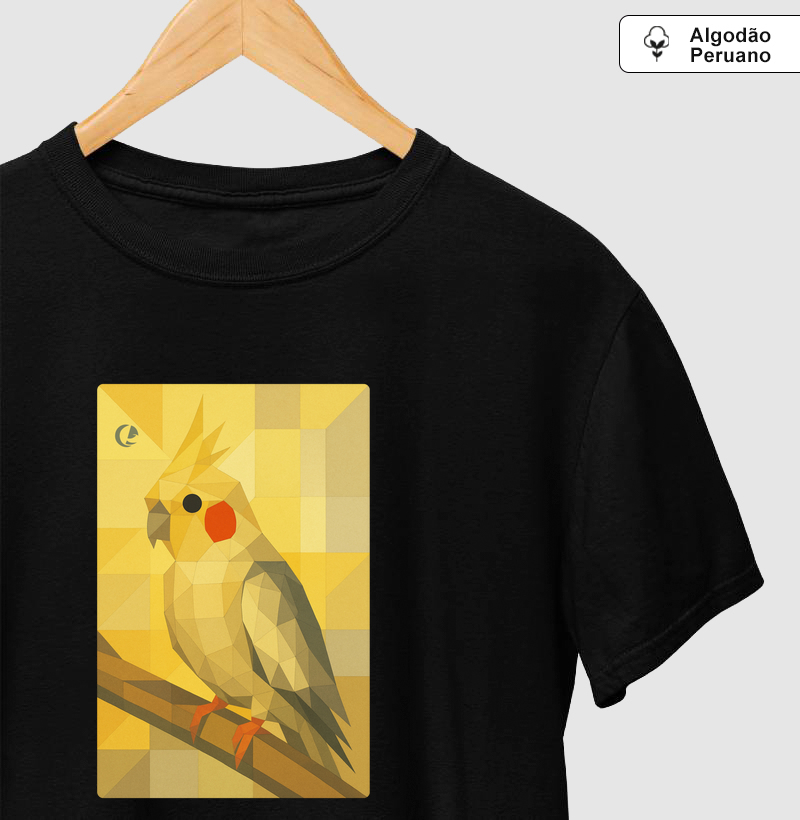 Camiseta - Calopsita Geométrico