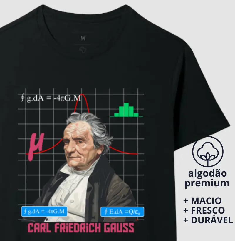 Camiseta Carl Friedrich Gauss