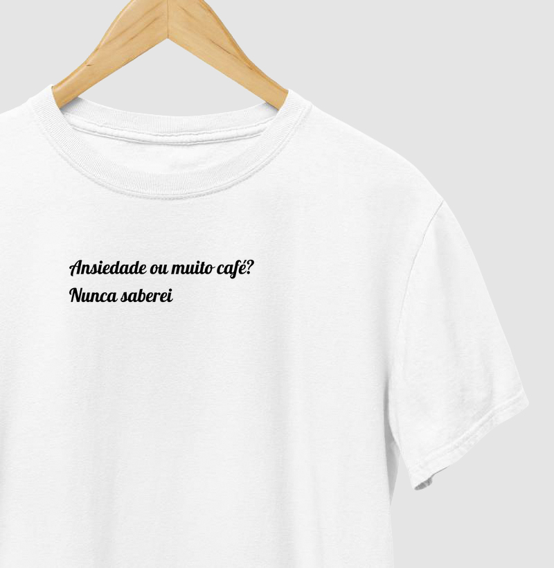 Ansiedade ou muito café? Nunca saberei