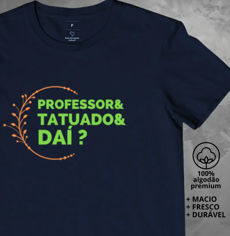 Camiseta Professor Tatuado
