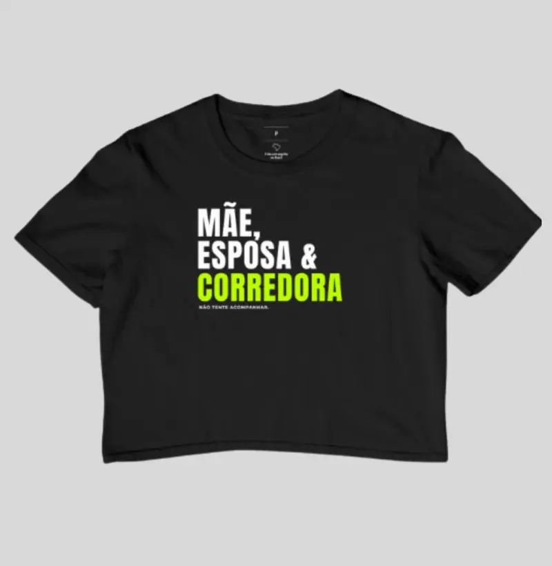 Cropped Mãe corredora