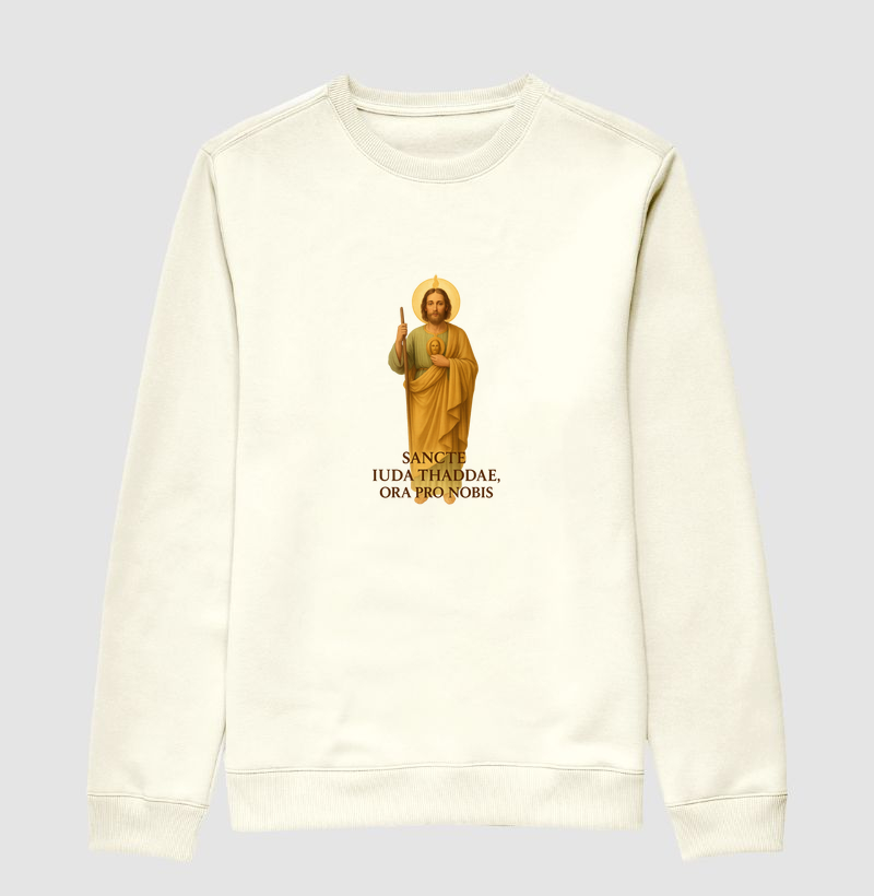 Sueter Moletom Sancte Iuda Thaddae , Ora Pro Nobis