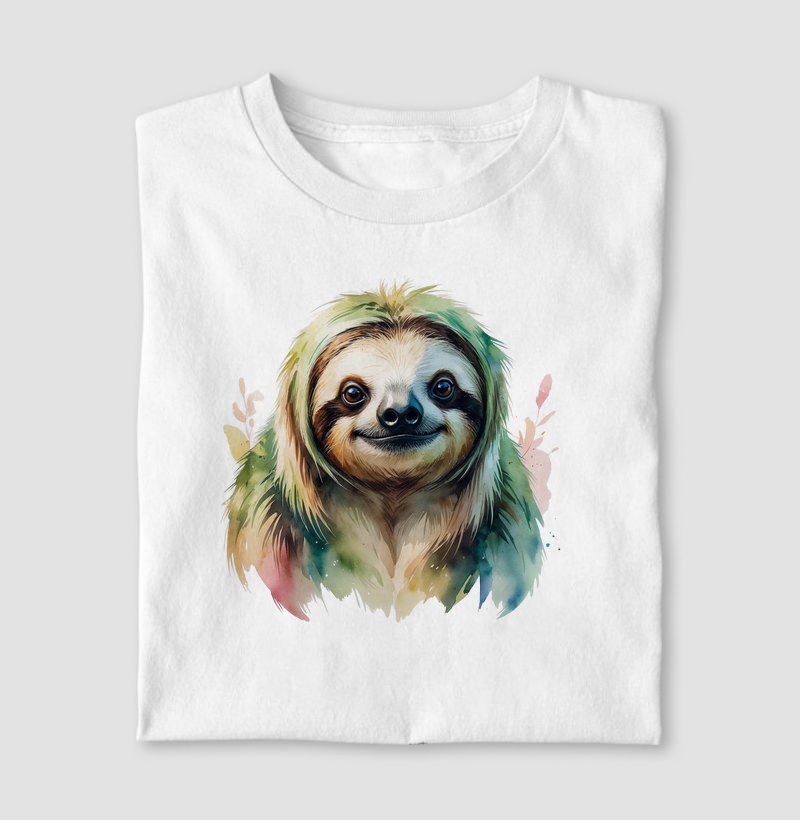 Bicho Preguiça aquarela