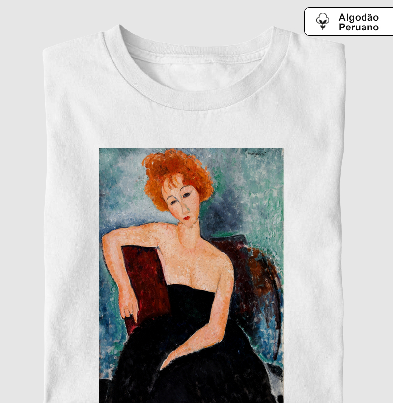Amedeo Modigliani's Redheaded Girl in Evening Dress (1918)