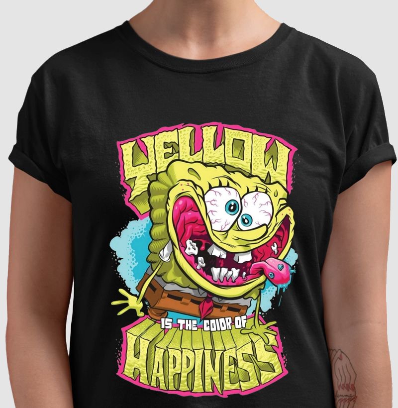 Yellow Happiness Bob Esponja