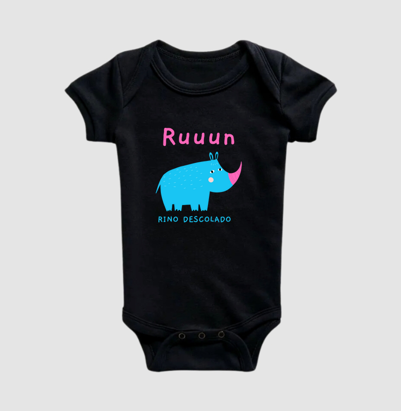 Body Infantil Rino Descolado