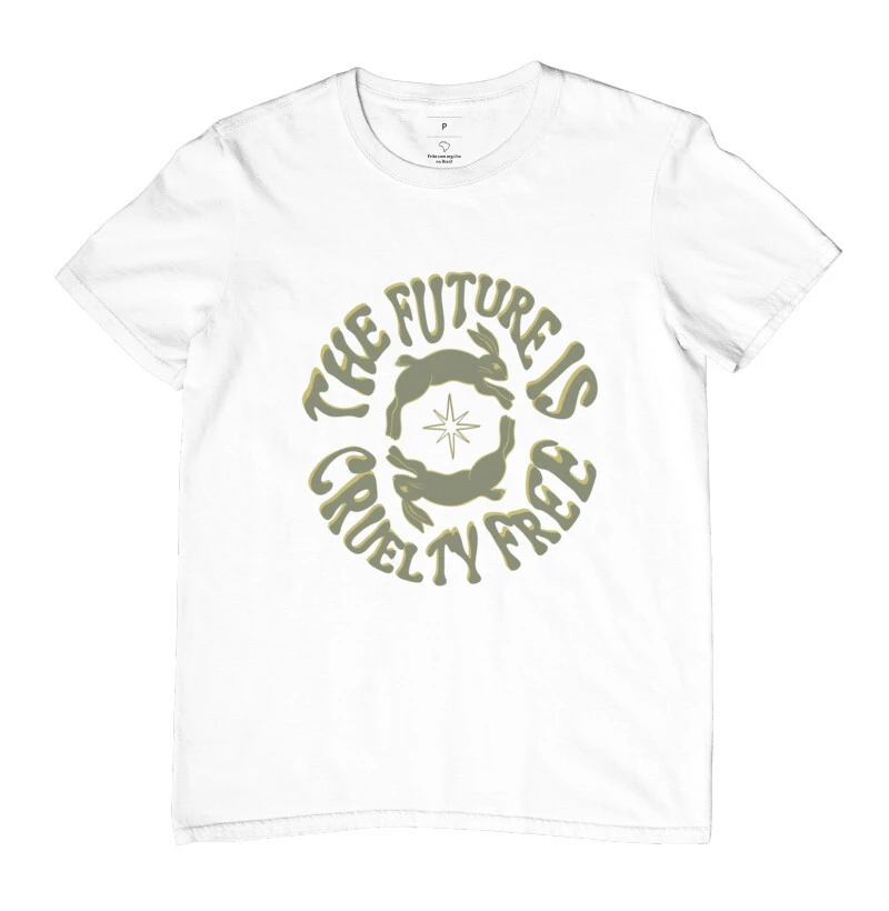 Camiseta T-Shirt Cruelty Free - Várias Cores