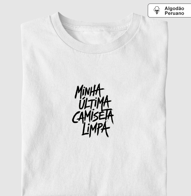 Minha última camiseta limpa