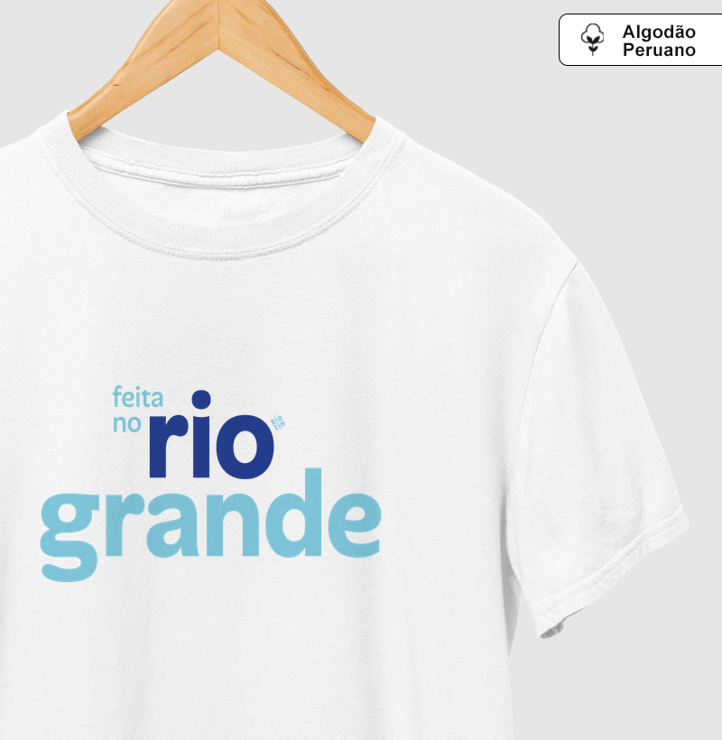 Camiseta Premium FEITA no Rio Grande