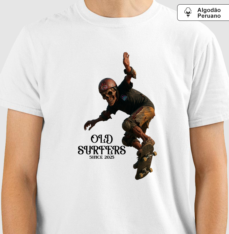 Camisa Skull Skate White