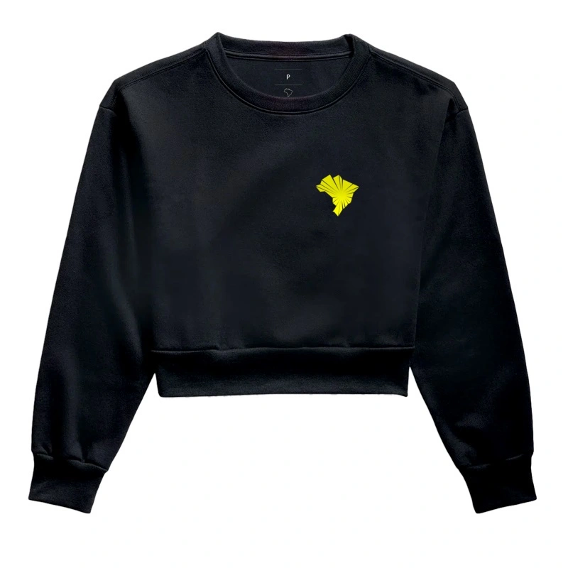 Moletom cropped logo TN