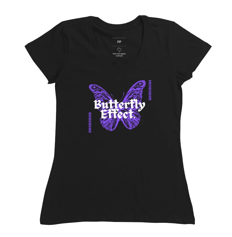 Camiseta Feminina Butterfly