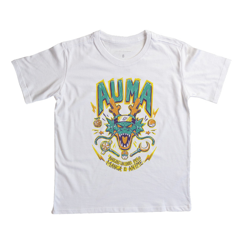 Camiseta AUMA - Amigos Unidos pelo Mangá e Anime