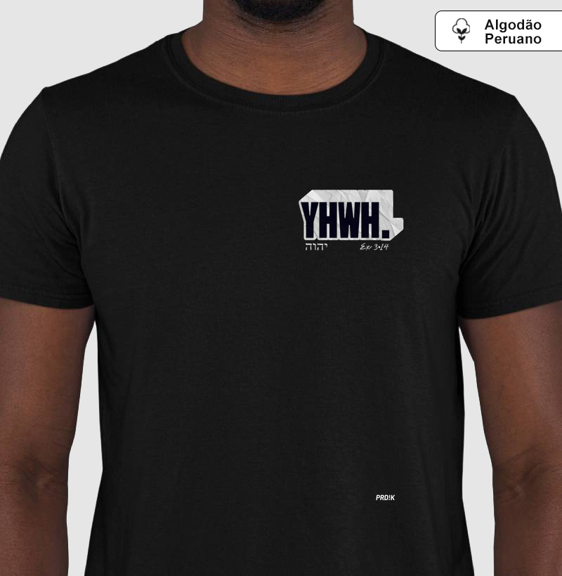 Camiseta Algodão Peruano com Estampa - Yahweh (YHWH)