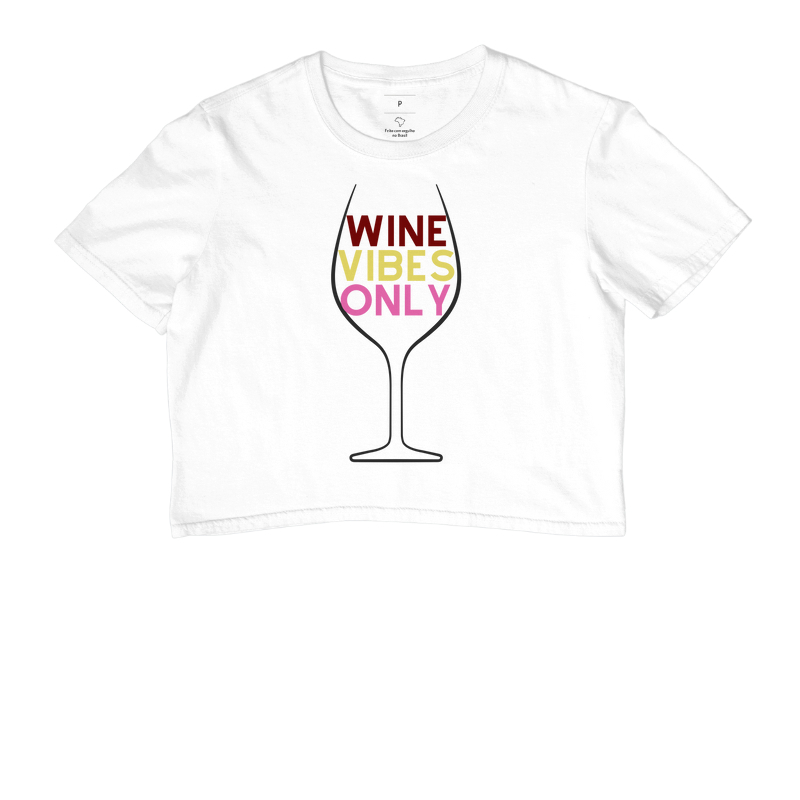 Wine Vibes Only na taça