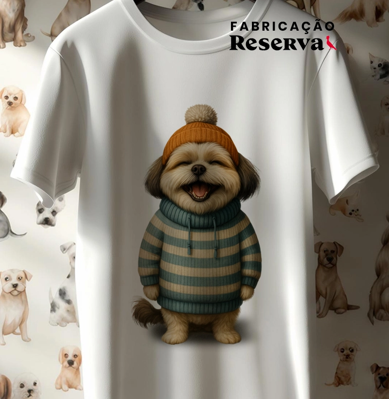Shih Tzu de toca de lã