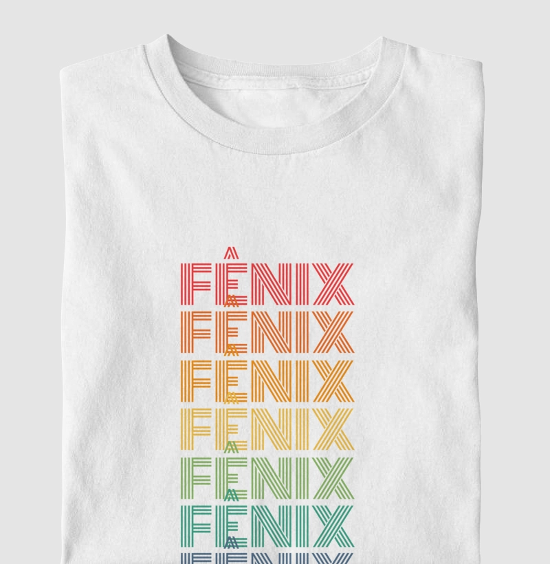 Fênix Letreiro Retrô