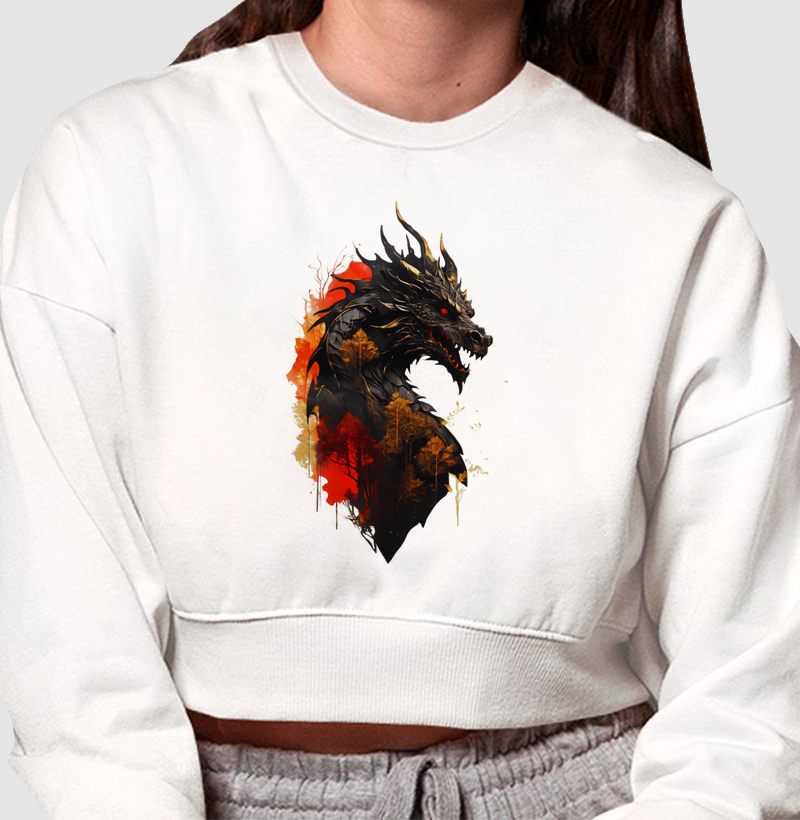 Moletom Cropped Sombra do Crepúsculo