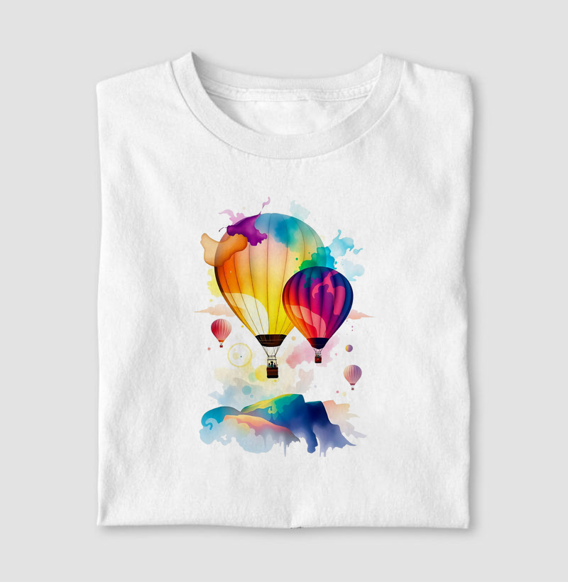 Camiseta Capadócia Aquarela