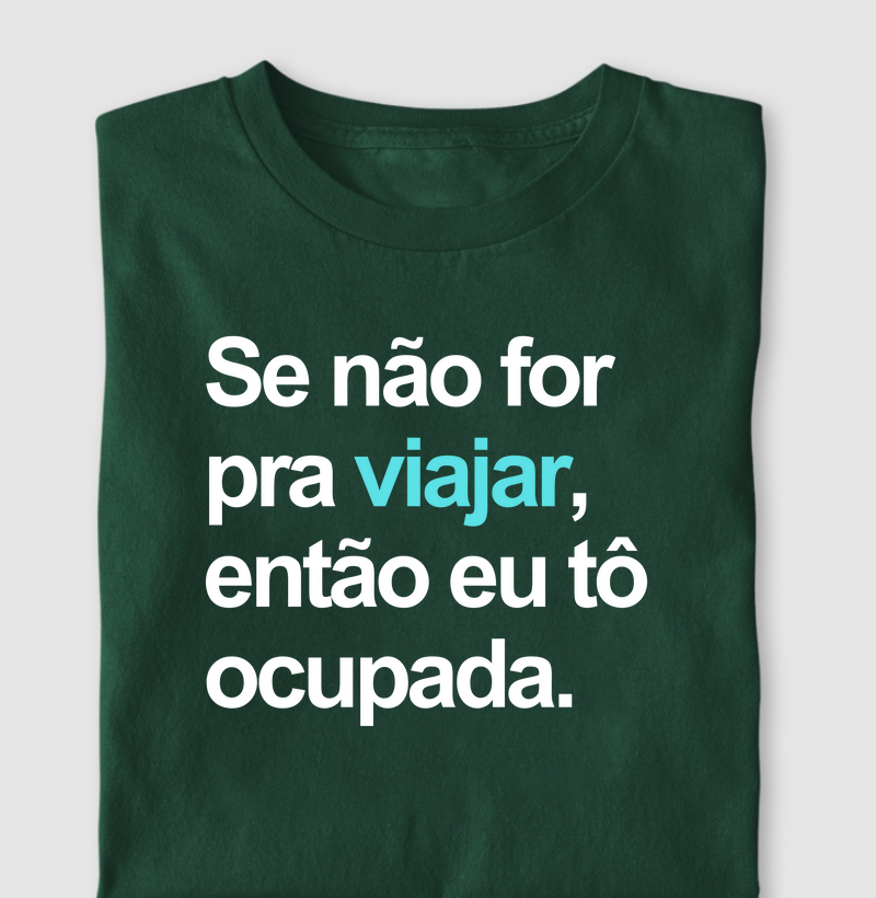 Então eu tô ocupada