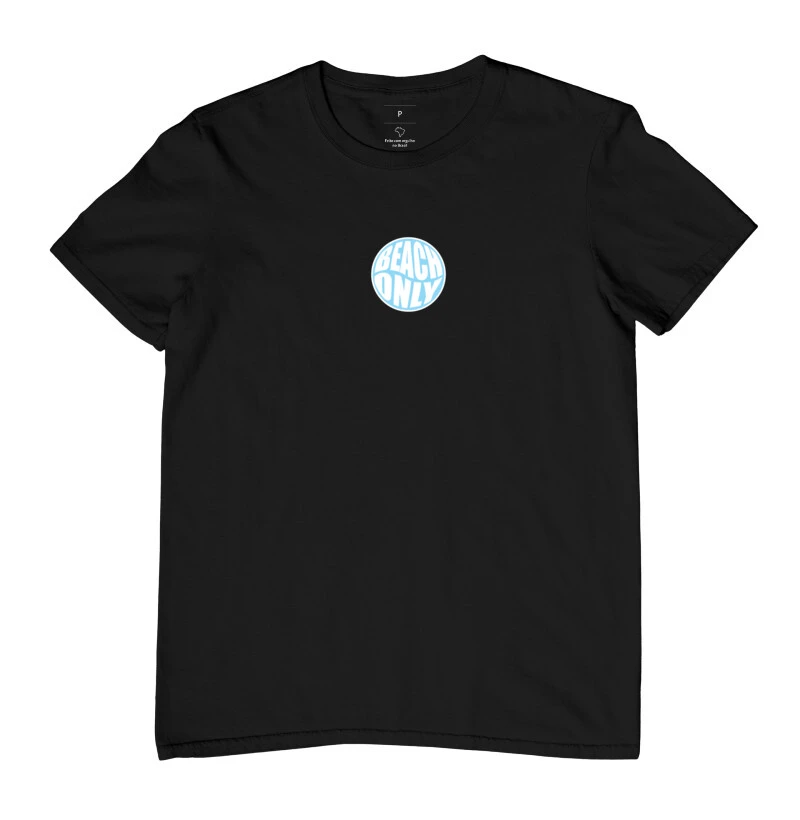 Camiseta Beach Only Preta
