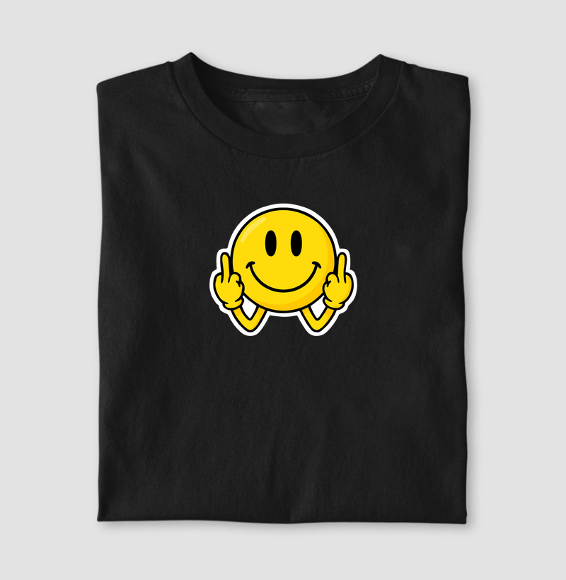 Camiseta "Emoticon fodase"
