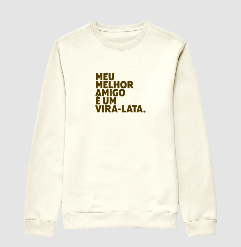 MOLETOM MELHOR AMIGO VIRA-LATA 