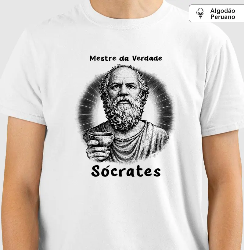 Sócrates • Mestre da Verdade (algodão peruano)
