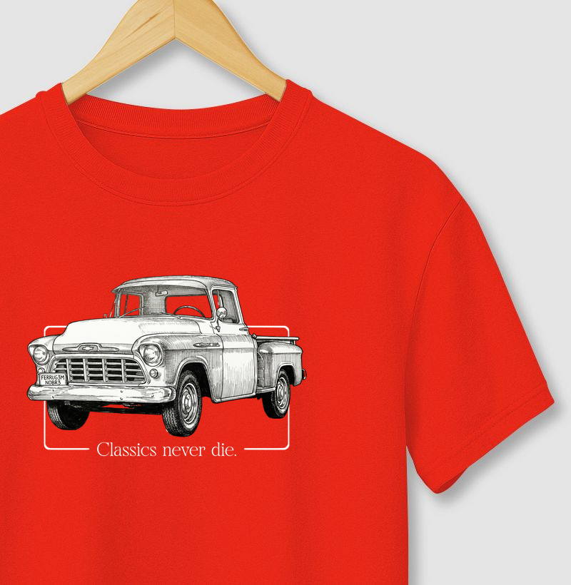 Camiseta Chevrolet 3100 Marta Rocha - A Beleza Eterna – Cores