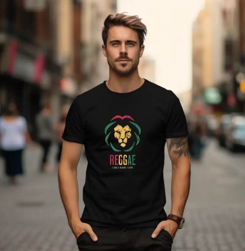 Camiseta Reggae Leão: A Vibração do Estilo e Fé