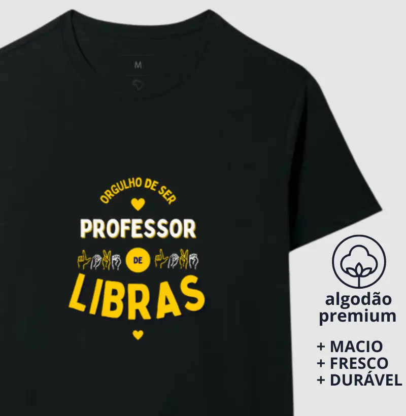 Orgulho de ser professor de libras