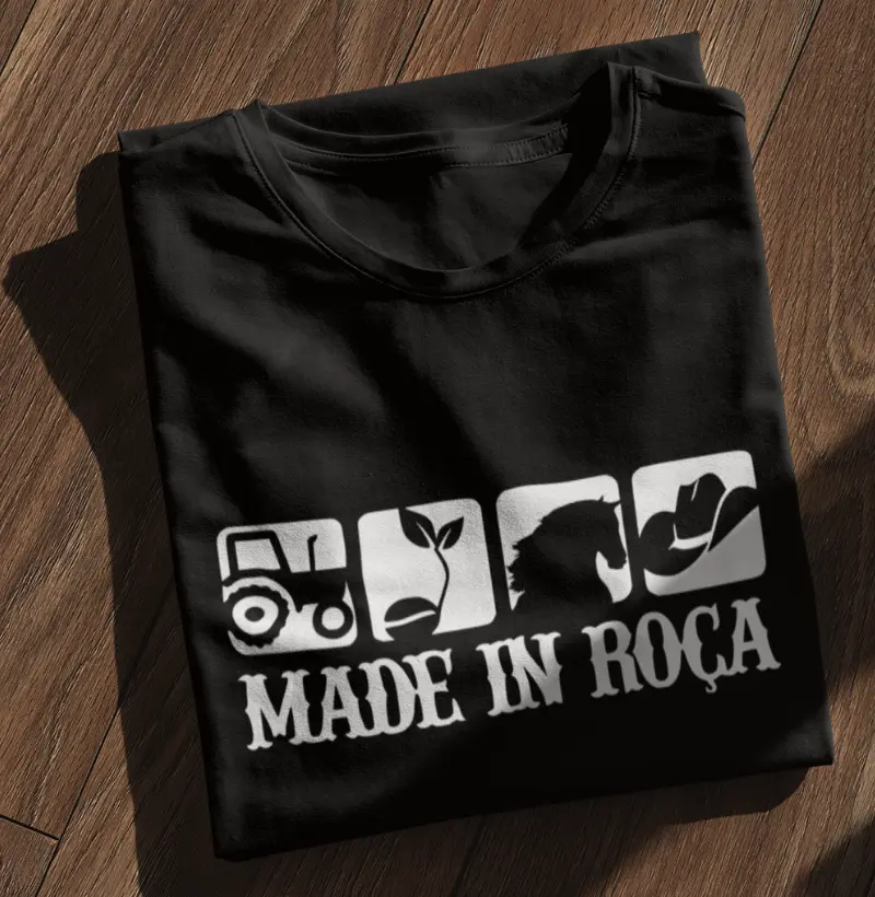 Camiseta Dia dos Pais - Made in roça - Algodão 30.1 