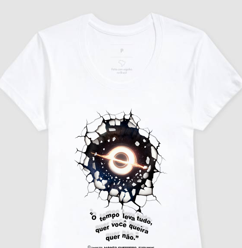 Camisa Relatividade Branca Feminina