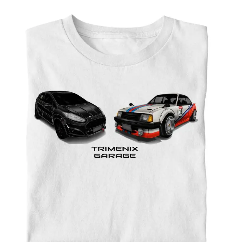 Camiseta Chevette + New Fiesta (Trimenix Garage)