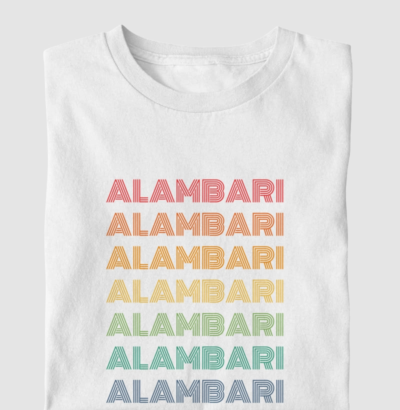 Alambari Letreiro Retrô