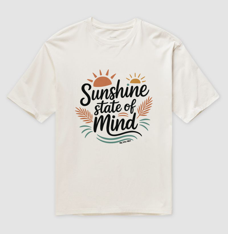 Camiseta Oversized - Brilho da Mente 