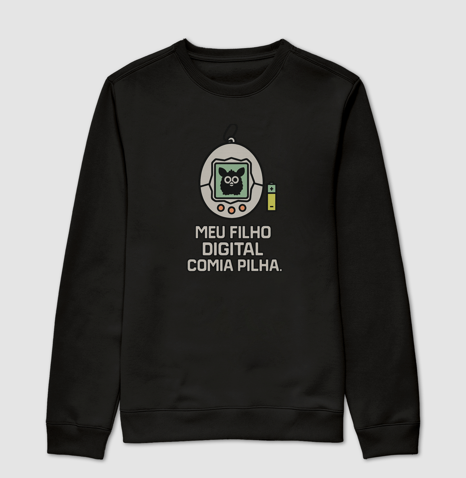 Meu filho digital comia pilha