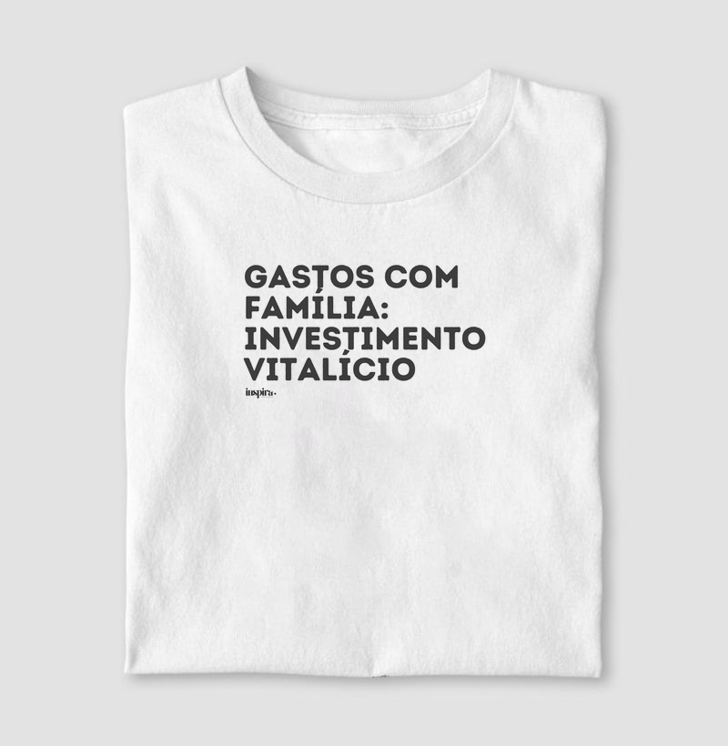 Gastos com família: investimento vitalício