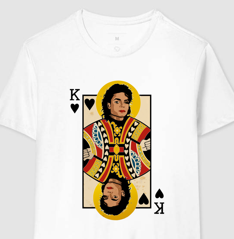Camiseta Carta O Rei do Pop