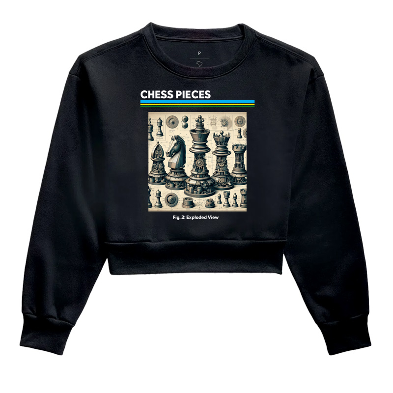 Chess Pieces - Exploded View